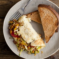 Summer Veggie Omelette | @naturallyella