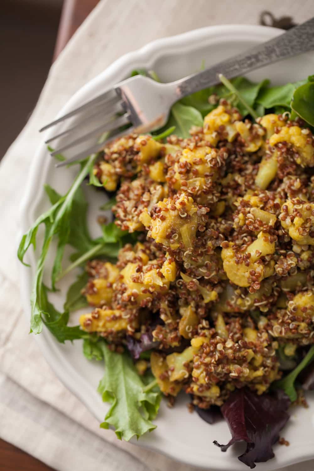 Curried Cauliflower and Quinoa Salad