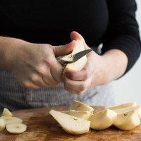 Coring Pears