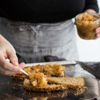 Pear Chutney Toast