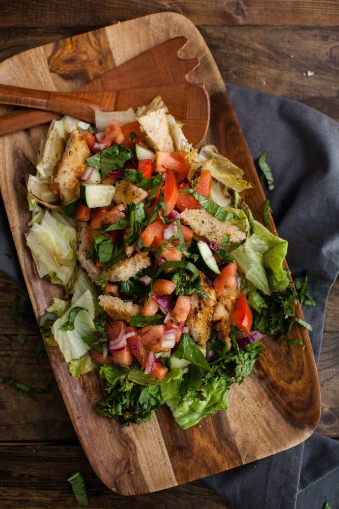 Grilled Panzanella Salad  with Herbes de Provence
