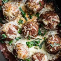 Marina-Smothered Lentil Bites with Mozzarella | Naturally Ella