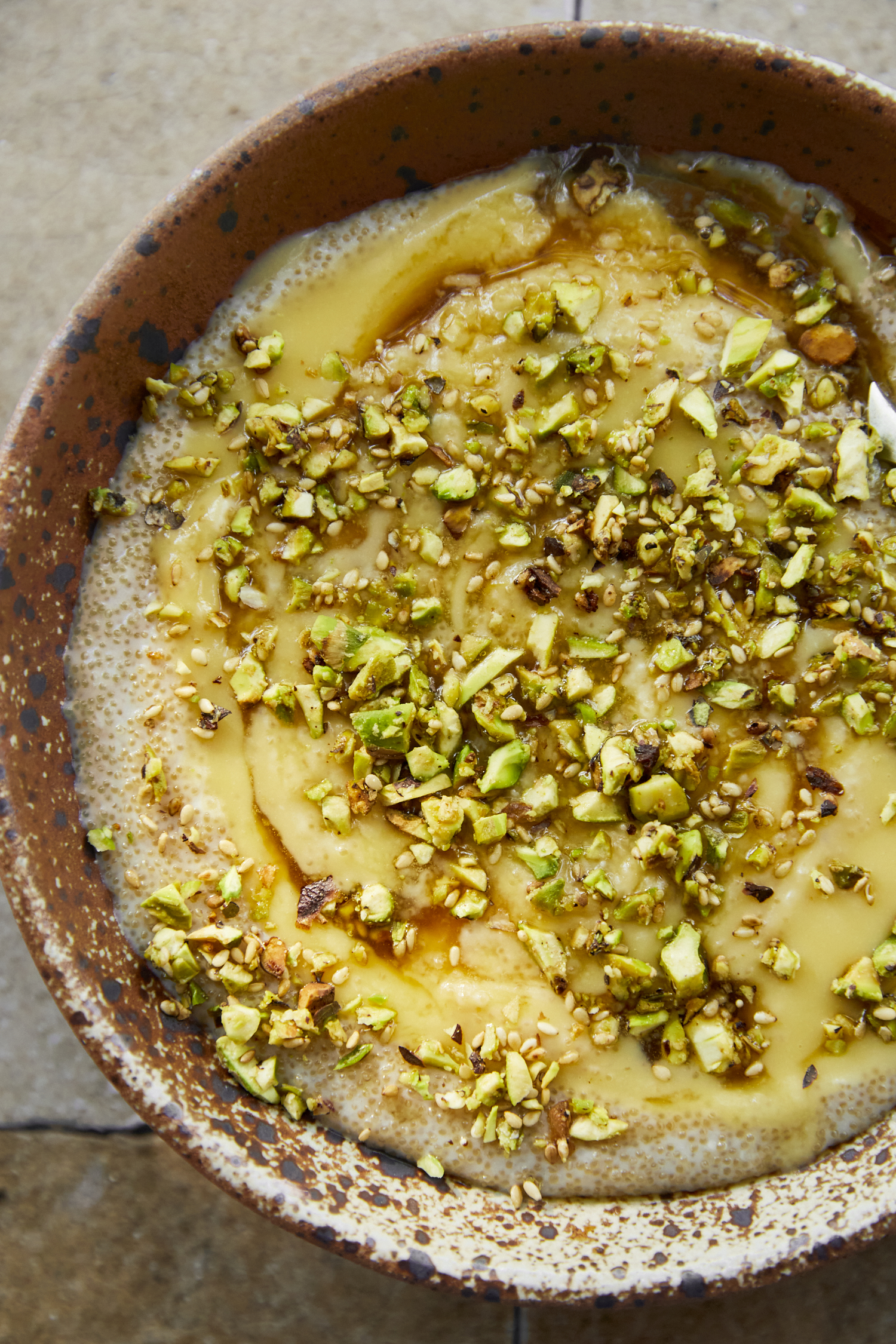 Amaranth Porridge with Maple-Meyer Lemon Curd