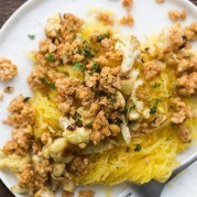Roasted Spaghetti Squash with Thyme Butter