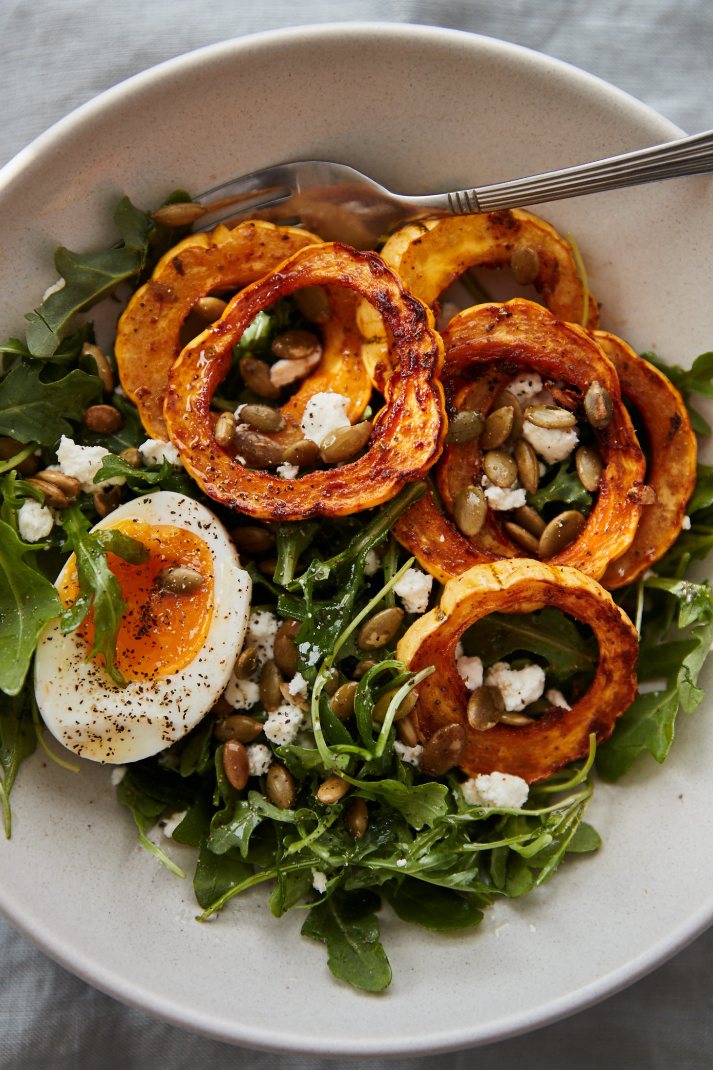 Spiced Delicata Breakfast Salad